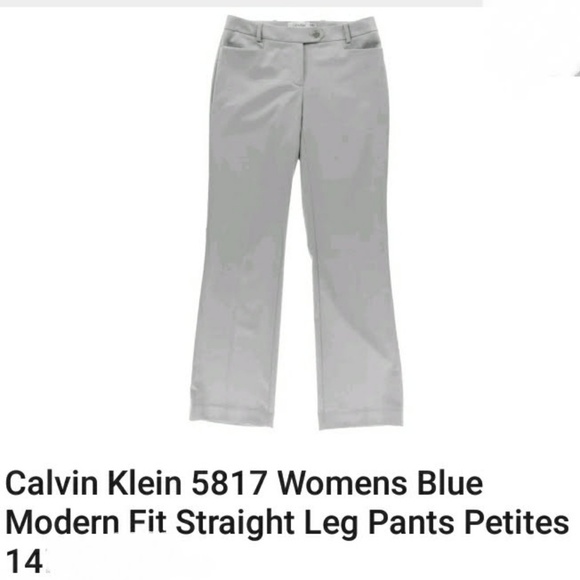 NWT Calvin Klein light Powder Dress Pants trousers. 👀 NICE! 14p - Picture 13 of 16